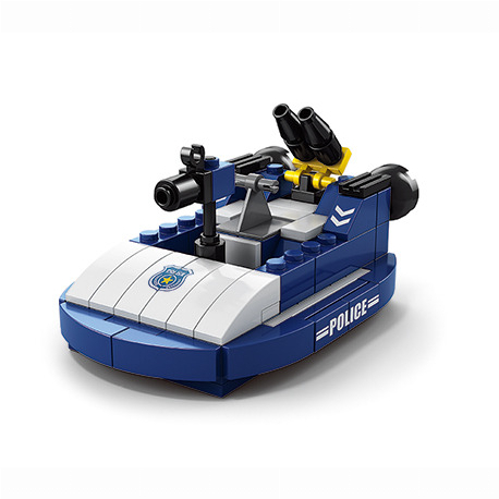 Блочные конструкторы - Конструктор Shantou Yisheng Полицейский вертолет 1000 элементов (K8978-2)#5