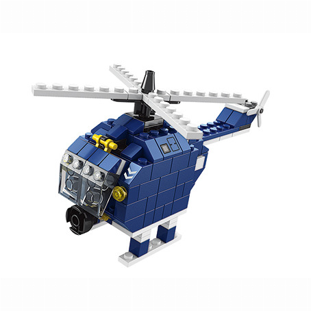 Блочные конструкторы - Конструктор Shantou Yisheng Полицейский вертолет 1000 элементов (K8978-2)#6