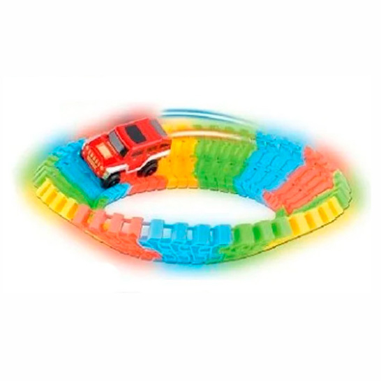Автотреки - Игровой набор Maya Toys Машинка с гоночным треком (7210)#2