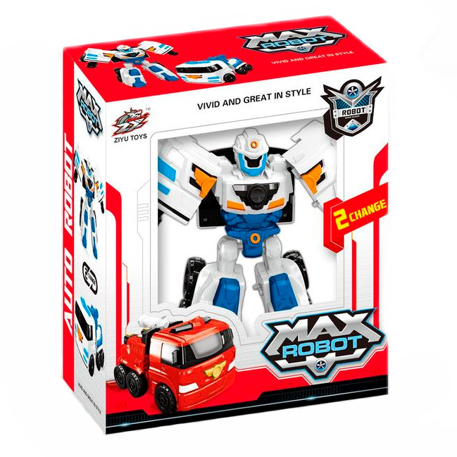 Трансформери - Робот-трансформер Maya Toys Пожежна машина біла (L015-33/1)#3