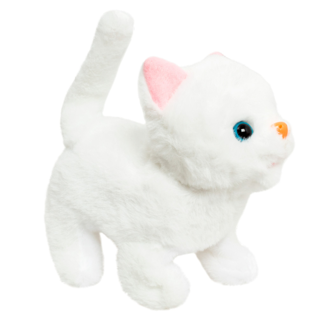 М'які тварини - Інтерактивна іграшка Maya toys Мій улюбленець Кошеня біле (MC-1054/2)#2