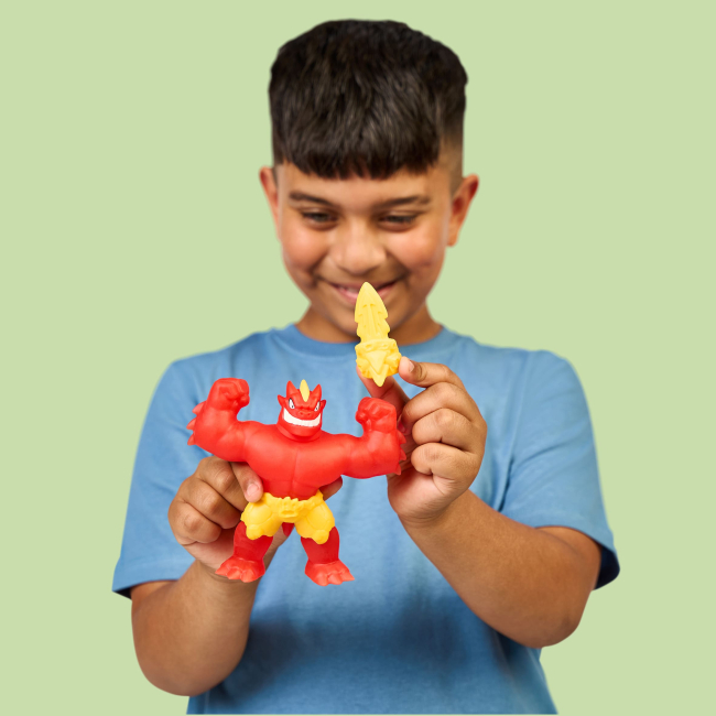 Антистрес іграшки - Стретч-антистрес Goo Jit Zu Meteor Madness Блейзагон (124565)#3