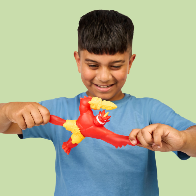 Антистрес іграшки - Стретч-антистрес Goo Jit Zu Meteor Madness Блейзагон (124565)#4