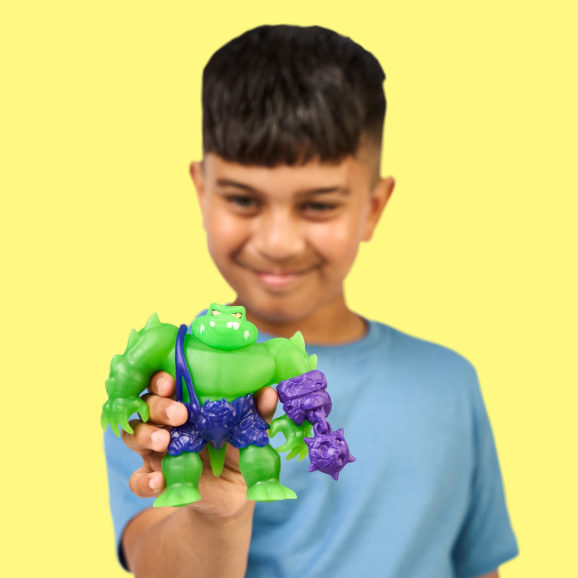 Антистрес іграшки - ​Стретч-антистрес Goo Jit Zu Meteor Madness Рок Джо (124568)#3