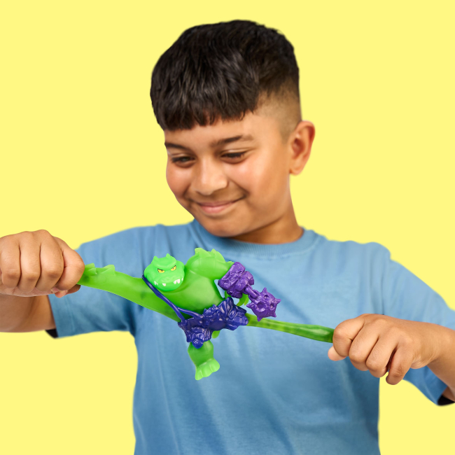 Антистрес іграшки - ​Стретч-антистрес Goo Jit Zu Meteor Madness Рок Джо (124568)#4