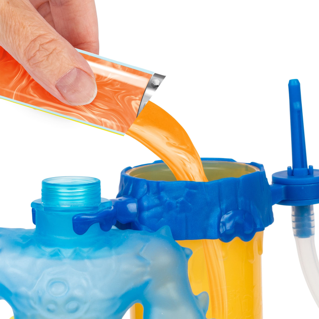 Антистрес іграшки - Ігровий набір ​стретч-антистрес Goo Jit Zu Hero Creator Тайро Ікс-Рай Глоу (124575)#5