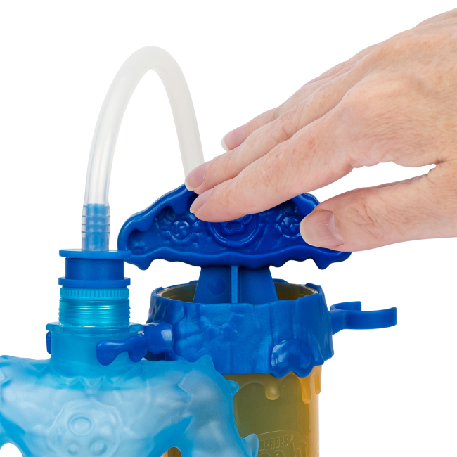 Антистрес іграшки - Ігровий набір ​стретч-антистрес Goo Jit Zu Hero Creator Тайро Ікс-Рай Глоу (124575)#6