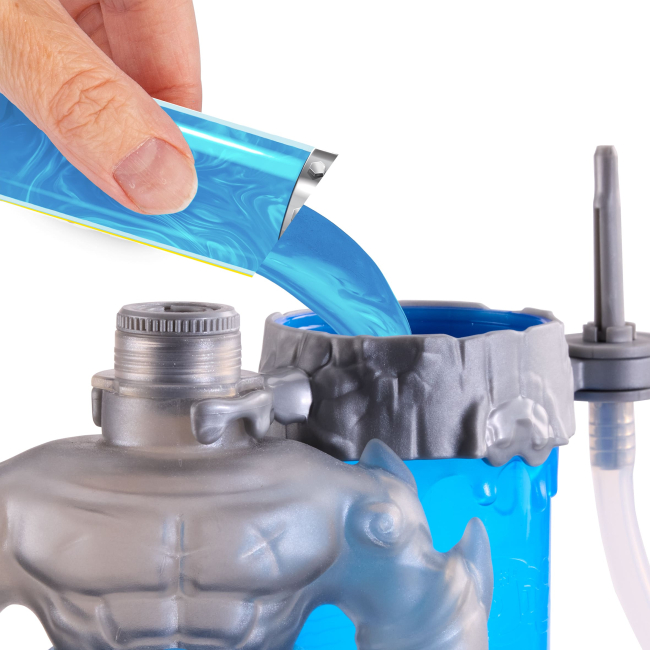 Антистрес іграшки - Ігровий набір ​стретч-антистрес Goo Jit Zu Hero Creator Траш Ікс-Рай Глоу (124576)#5