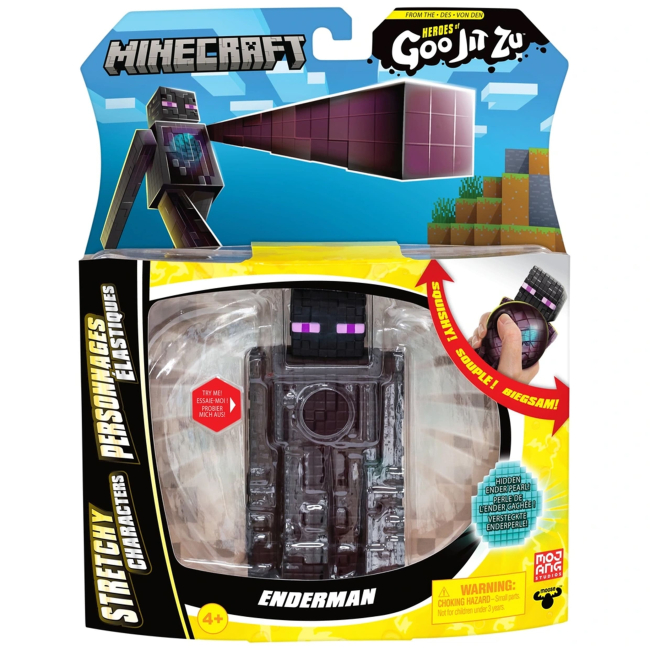 Антистрес іграшки - ​Стретч-антистрес Goo Jit Zu Майнкрафт Ендермен (124578)#2