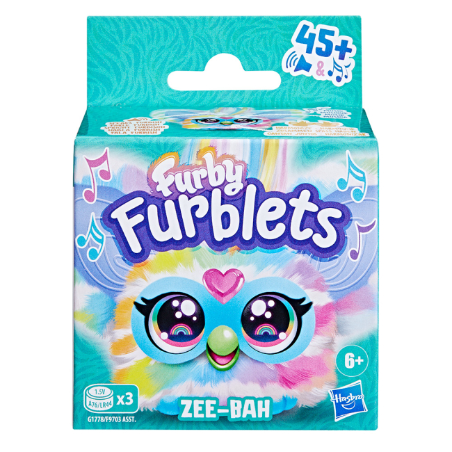 Персонажи мультфильмов - Интерактивная игрушка Furby Furblets Zee-Bah (F9703/G1778)#2