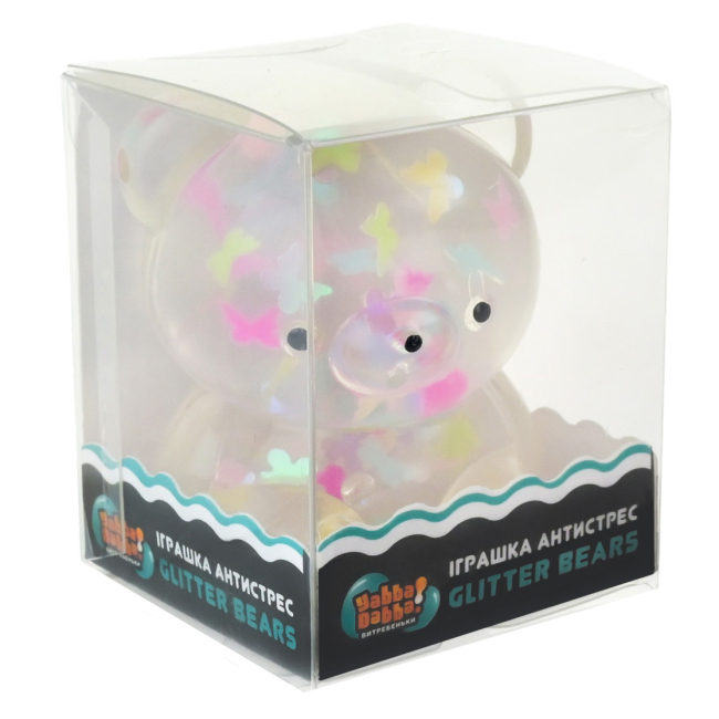 Антистресс игрушки - Игрушка-антистресс YabbaDabba Мишки с блестками в ассортименте (YD2553)#4