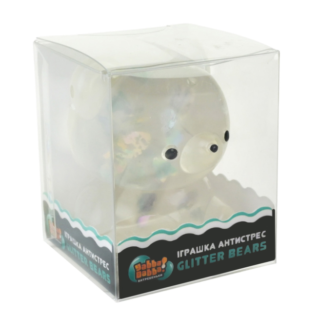 Антистресс игрушки - Игрушка-антистресс YabbaDabba Мишки с блестками в ассортименте (YD2553)#5