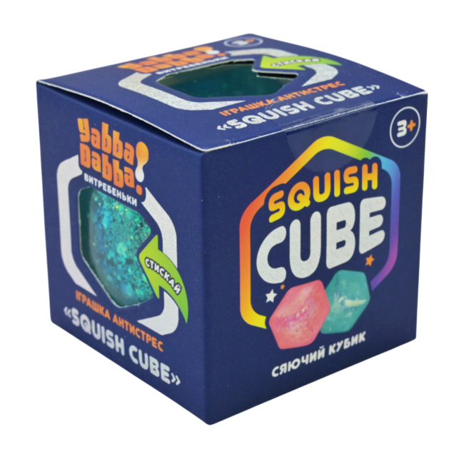 Антистрес іграшки - Іграшка-антистрес YabbaDabba Куб блакитний (YD2520/1)#2