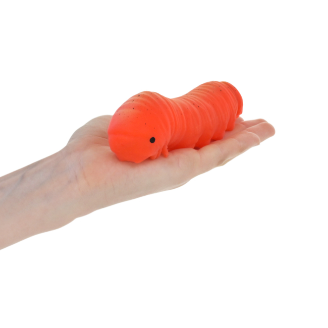 Антистрес іграшки - Іграшка-антистрес YabbaDabba Хробак червоний (YD2527/1)#2