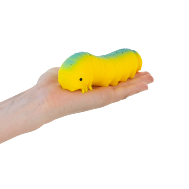 Антистрес іграшки - Іграшка-антистрес YabbaDabba Хробак жовтий з блакитною спинкою (YD2527/3)#2