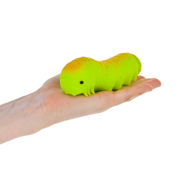 Антистрес іграшки - Іграшка-антистрес YabbaDabba Хробак салатовий з помаранчевою спинкою (YD2527/4)#2