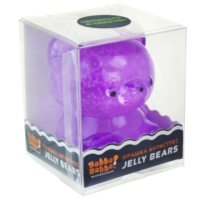 Антистрес іграшки - Іграшка-антистрес YabbaDabba Ведмедик фіолетовий (YD2560/4)#2