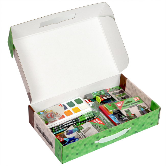 Канцтовары - Набор канцелярии Yes Minecraft №6 25 предметов (450218)#2