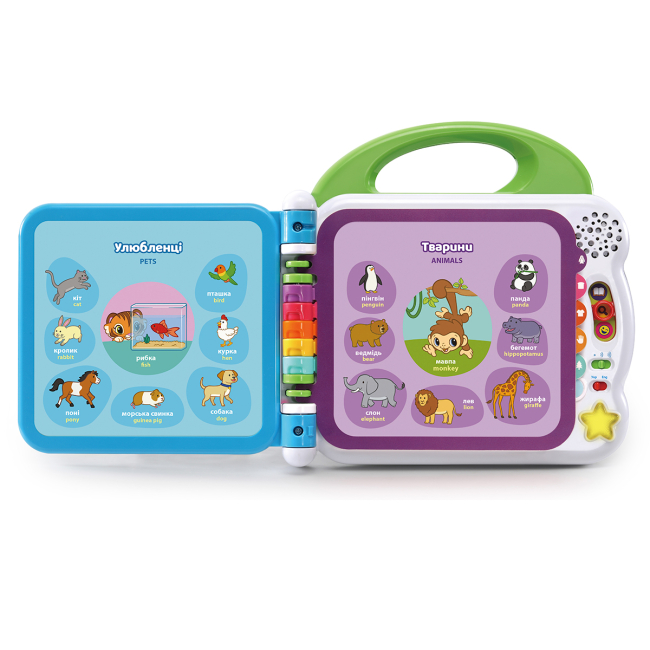 Обучающие игрушки - Развивающая игрушка Vtech Англо-украинский словарик 100 слов (80-601576)#2