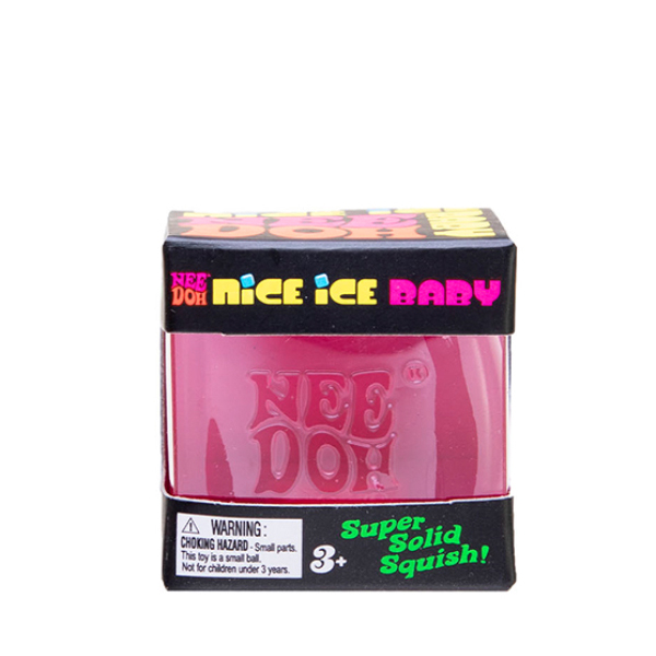 Антистрес іграшки - Іграшка-антистрес NeeDoh Мінікубик льоду рожевий (TSNCBND/1)#2