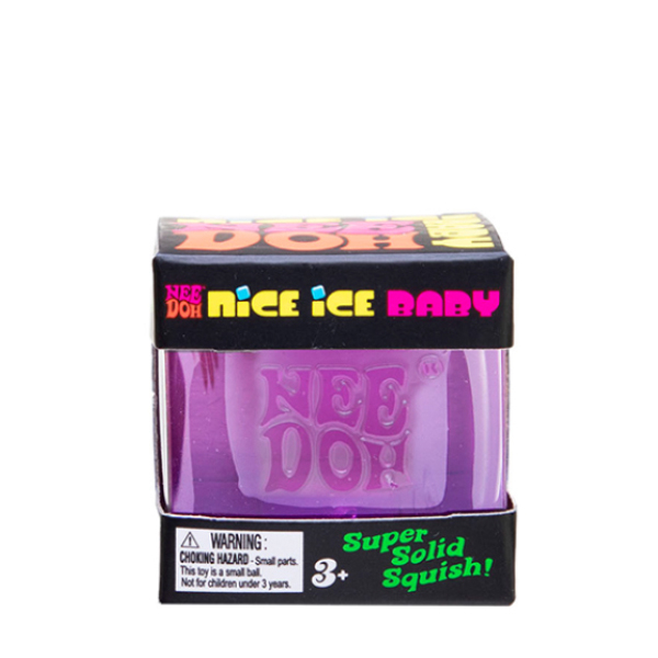 Антистресс игрушки - Игрушка-антистресс NeeDoh Миникубик льда пурпурный (TSNCBND/2)#2