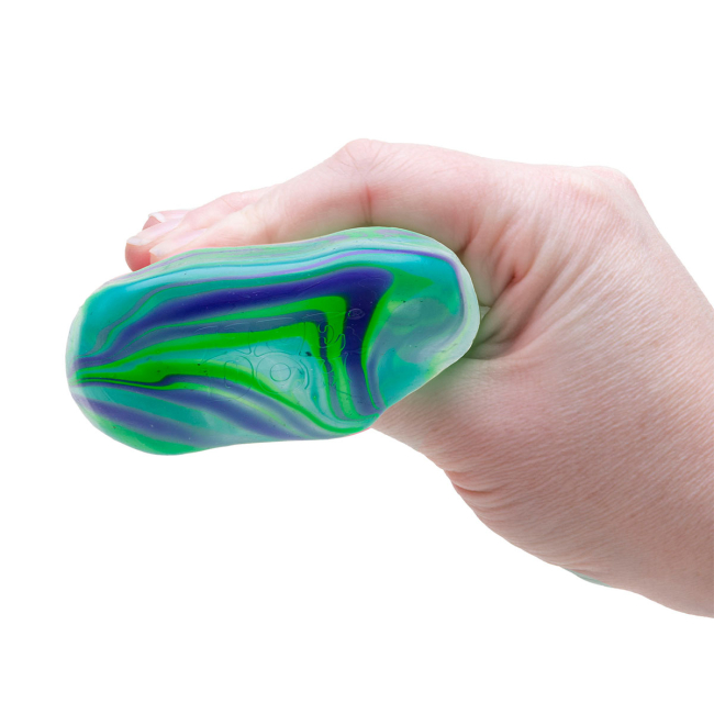 Антистресс игрушки - Игрушка-антистресс NeeDoh Космический кубик сине-зеленый (SWNCBND/1)#3