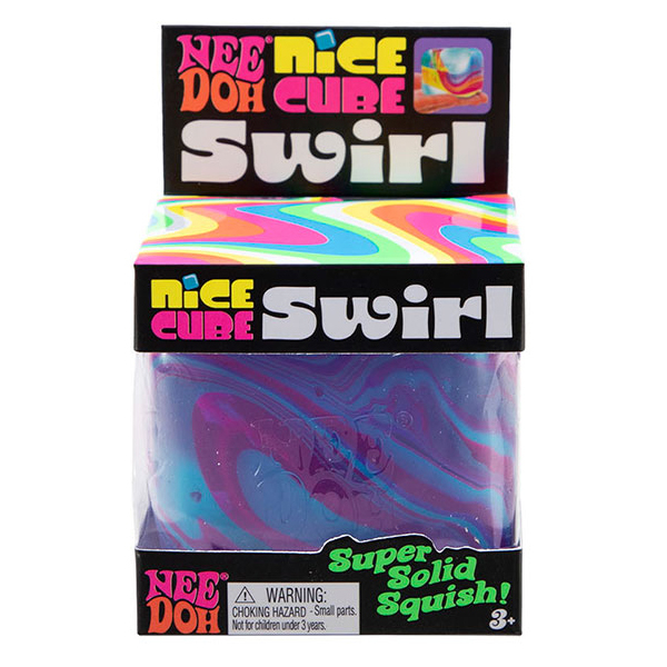 Антистрес іграшки - Іграшка-антистрес NeeDoh Космічний кубик рожево-пурпурний (SWNCBND/2)#2