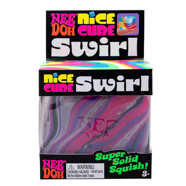 Антистресс игрушки - Игрушка-антистресс NeeDoh Космический кубик пурпурно-фиолетовый с черным (SWNCBND/3)#2