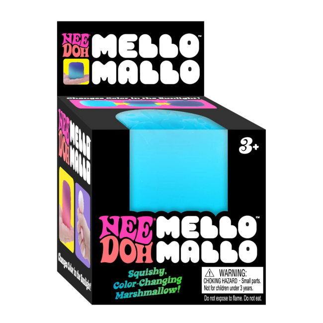 Антистресс игрушки - Игрушка-антистресс NeeDoh Mello Mallo Маршмеллоу голубой (MMND/1)#3