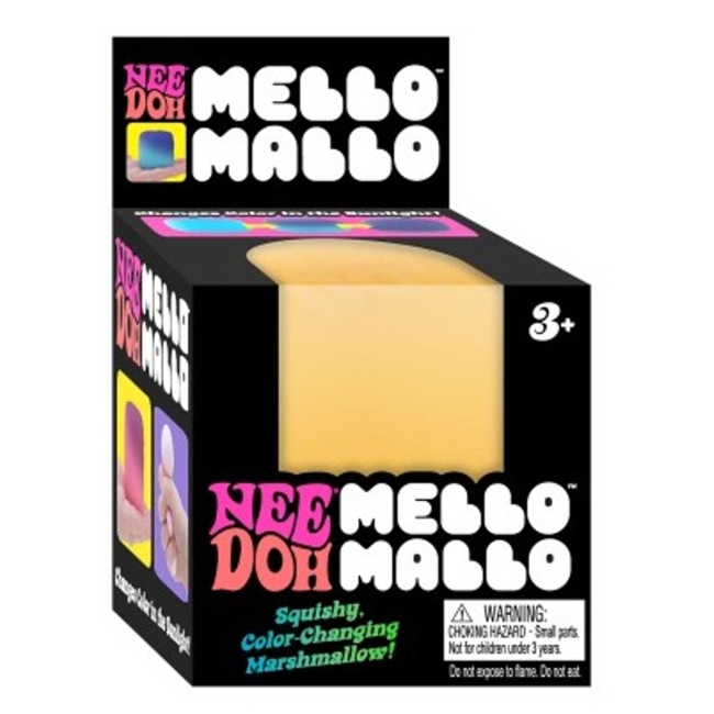 Антистресс игрушки - Игрушка-антистресс NeeDoh Mello Mallo Маршмеллоу оранжевый (MMND/2)#3