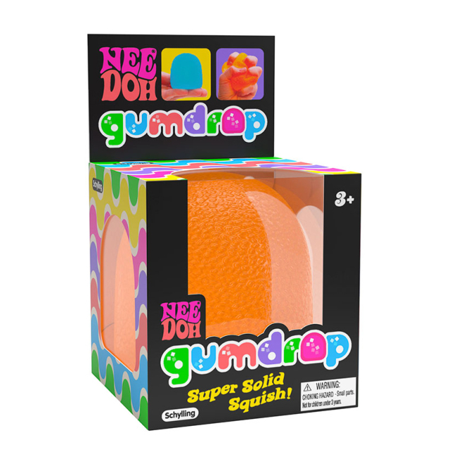 Антистрес іграшки - Іграшка-антистрес NeeDoh Мармеладка помаранчева (GDND/3)#2