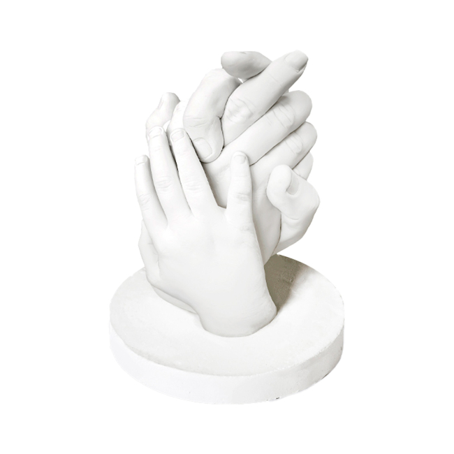 Наборы для творчества - Набор для творчества Strateg Набор семейный для создания 3D слепков рук (4823113890322)#3