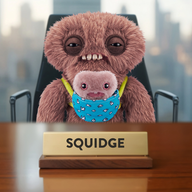 Персонажи мультфильмов - Мягкая игрушка Fuggler Коричневый Пушистик 22 см (15732B)#4