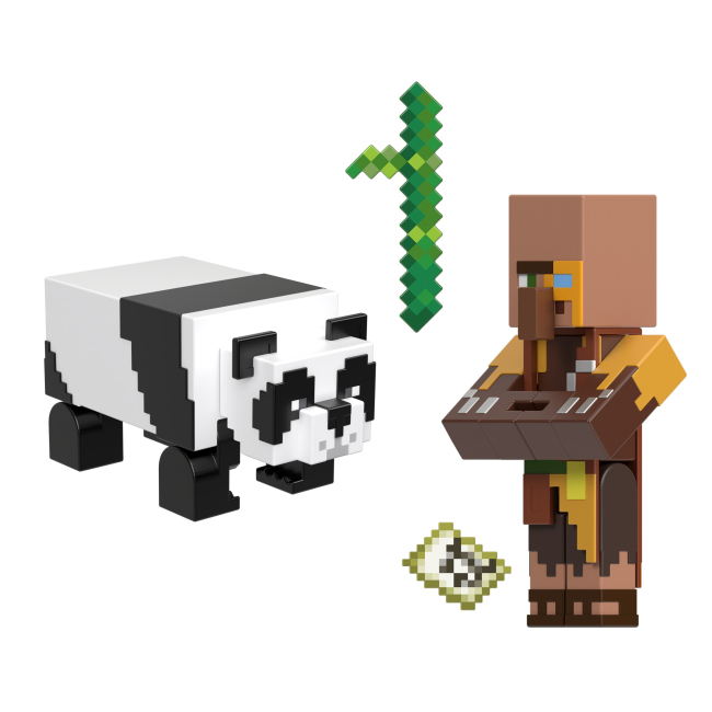 Фігурки персонажів - Набір фігурок Minecraft Jungle cartographer and panda (GTT53/4)#2