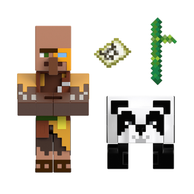 Фігурки персонажів - Набір фігурок Minecraft Jungle cartographer and panda (GTT53/4)#4