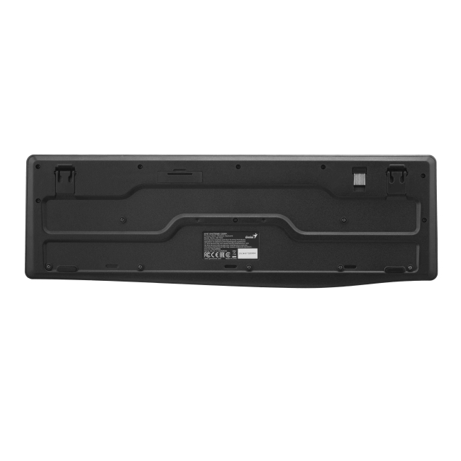 Клавіатура і миші - ​Клавіатура мембранна Genius KB-7200 104key WL EN/UKR чорна (31320002406)#2