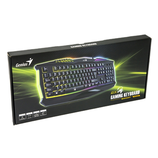 Клавиатура и мыши - ​Клавиатура мембранная Genius Scorpion K-220 104key USB-A черная (31310475104)#9