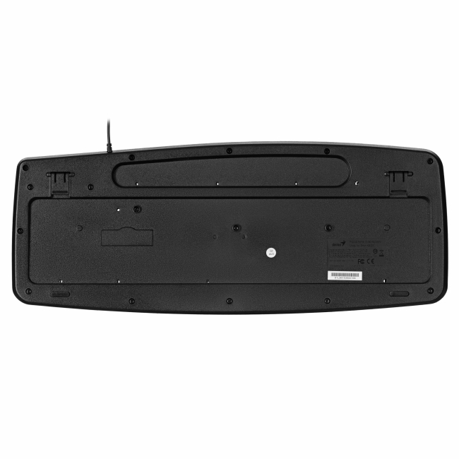 Клавіатура і миші - ​Комплект клавіатура та миша Genius KM-200 EN/UKR/RU чорний (31330003410)#3