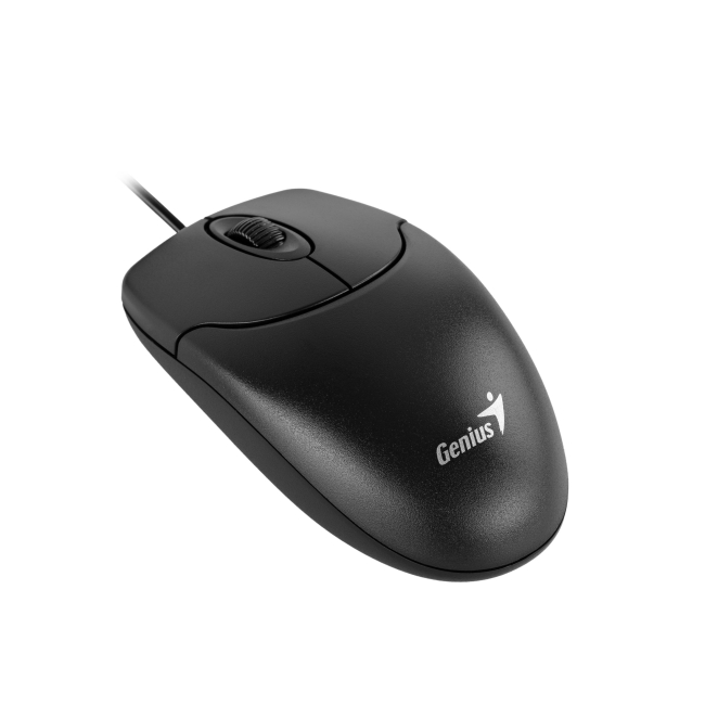 Клавіатура і миші - ​Комплект клавіатура та миша Genius KM-200 EN/UKR/RU чорний (31330003410)#6