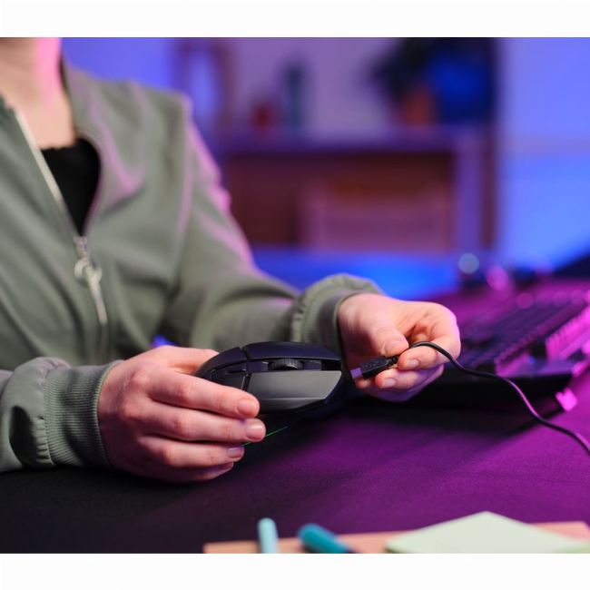 Клавіатура і миші - Мишка Trust GXT 110 Felox WL чорна (25037_TRUST)#7