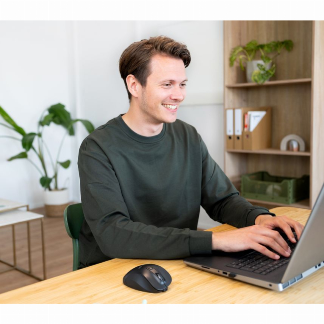 Клавіатура і миші - Мишка Trust Fyda Rechargeable ECO WL чорна (24727_TRUST)#6