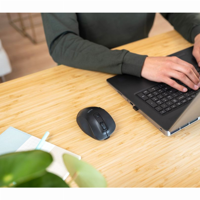 Клавіатура і миші - Мишка Trust Fyda Rechargeable ECO WL чорна (24727_TRUST)#8