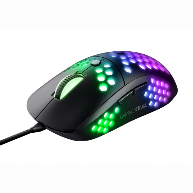 Клавіатура і миші - Мишка Trust GXT 960 Graphin Ultra-lightweight RGB USB Black (23758_TRUST)#2