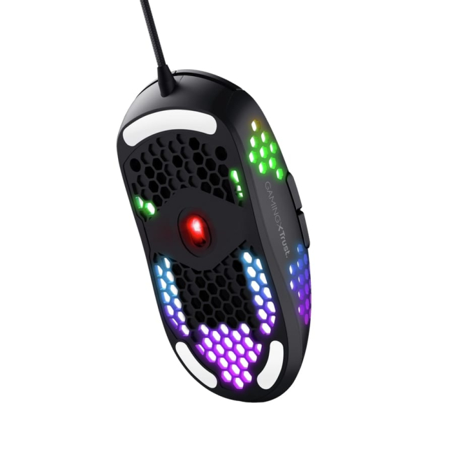 Клавіатура і миші - Мишка Trust GXT 960 Graphin Ultra-lightweight RGB USB Black (23758_TRUST)#4
