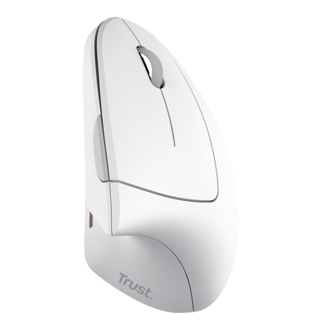 Клавиатура и мыши - Мышка Trust Verto Ergonomic WL белый (25132_TRUST)#3