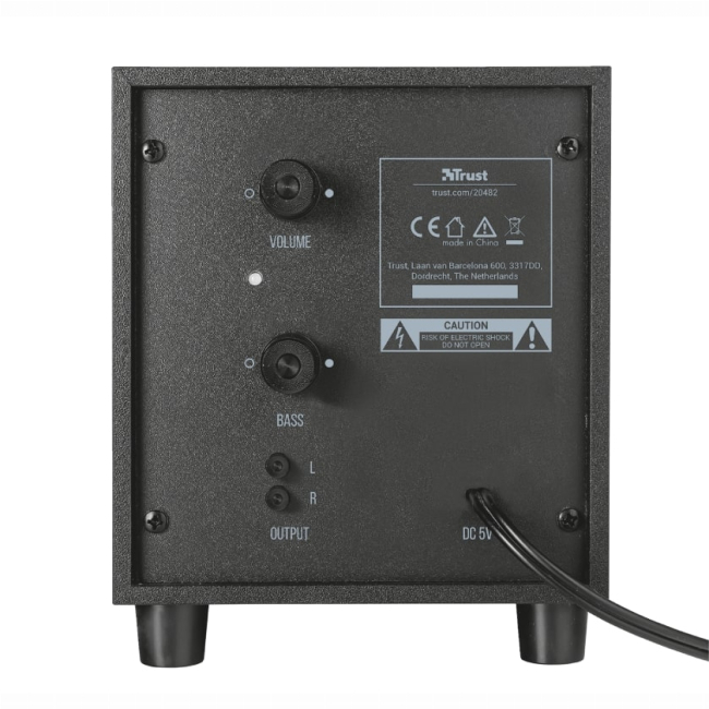 Колонки - Акустическая система Trust Avora 2.1 USB/AUX черный (20442_TRUST)#4