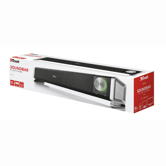 Колонки - Саундбар Trust Asto USB/AUX черный (21046_TRUST)#5