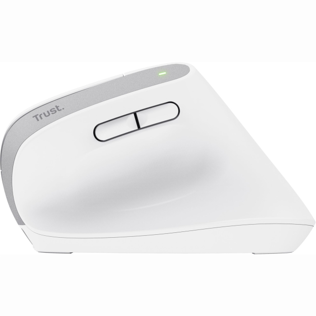 Клавіатура і миші - Мишка Trust Bayo Multidevice Ergonomic BT/WL/USB-A білий (25399_TRUST)#6