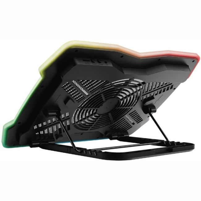 Мебель для геймеров - Подставка для ноутбука Trust GXT 1126 Aura до 17'' RGB черный (24192_TRUST)#2