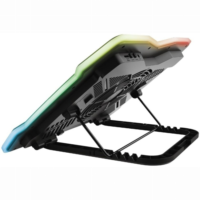 Мебель для геймеров - Подставка для ноутбука Trust GXT 1126 Aura до 17'' RGB черный (24192_TRUST)#3
